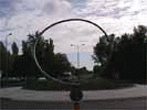  rotonde rotondes roundabout roundabouts traffic circle circles & cities - site specific, environmental sculpture and landscape design -  free standing and public sculptures - landscape projects and bridges by Lucien den Arend, sculptor