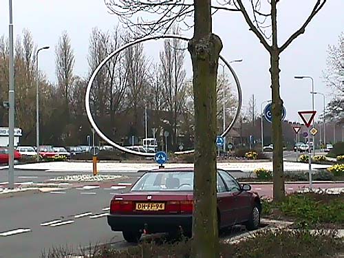  rotonde rotondes roundabout roundabouts traffic circle circles & cities - site specific, environmental sculpture and landscape design -  free standing and public sculptures - landscape projects and bridges by Lucien den Arend, sculptor