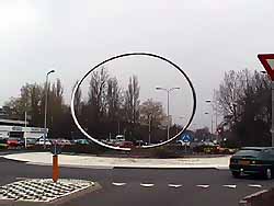  rotonde rotondes roundabout roundabouts traffic circle circles & cities - site specific, environmental sculpture and landscape design -  free standing and public sculptures - landscape projects and bridges by Lucien den Arend, sculptor