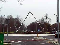 rotonde rotondes roundabout roundabouts traffic circle circles & cities - site specific, environmental sculpture and landscape design -  free standing and public sculptures - landscape projects and bridges by Lucien den Arend, sculptor